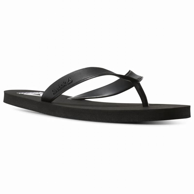 Papuci Reebok Cash Flip Dama Negrii/Albi Romania GN7388WV